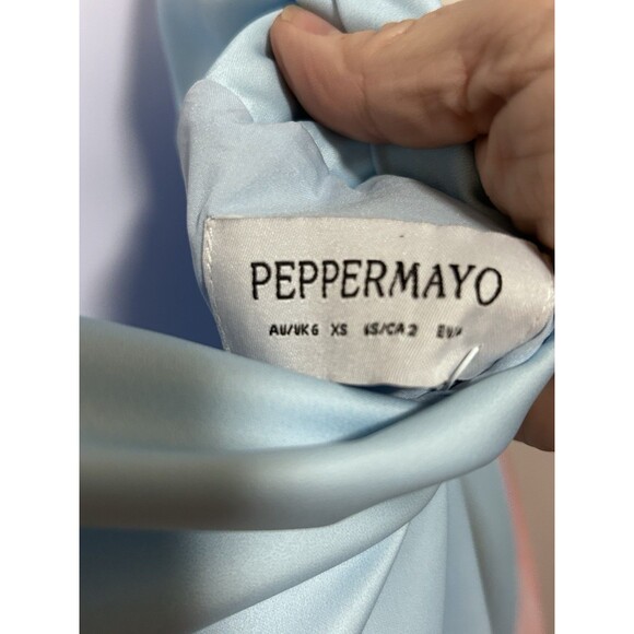 Peppermayo Exclusive Chloe maxi Dress Turquoise Bloom Size 2 NWT - Picture 12 of 13